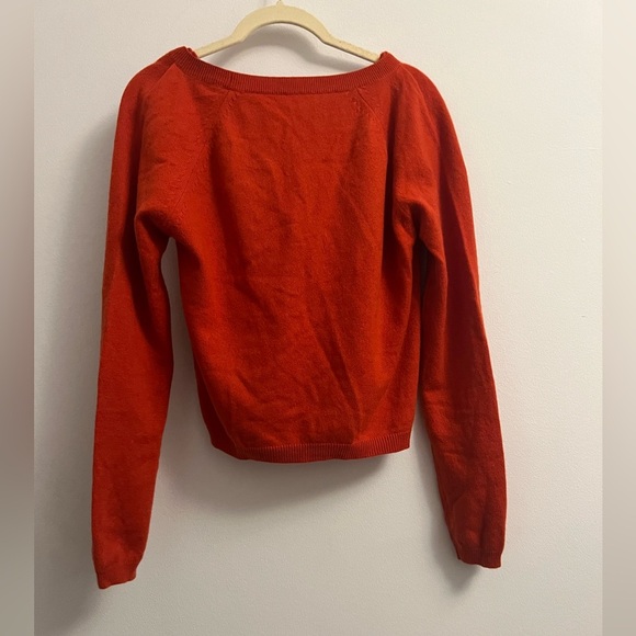 Robert Rodriguez Cashmere Cardigan Sweater- Red- Size M - Picture 2 of 14
